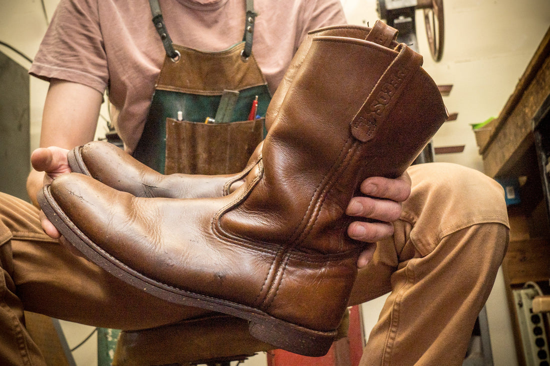 Cleaning your vintage boots is easy