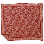 Large 39" Hand Dyed Batik Bandana, 100% Soft Cotton, Charmed Canopy