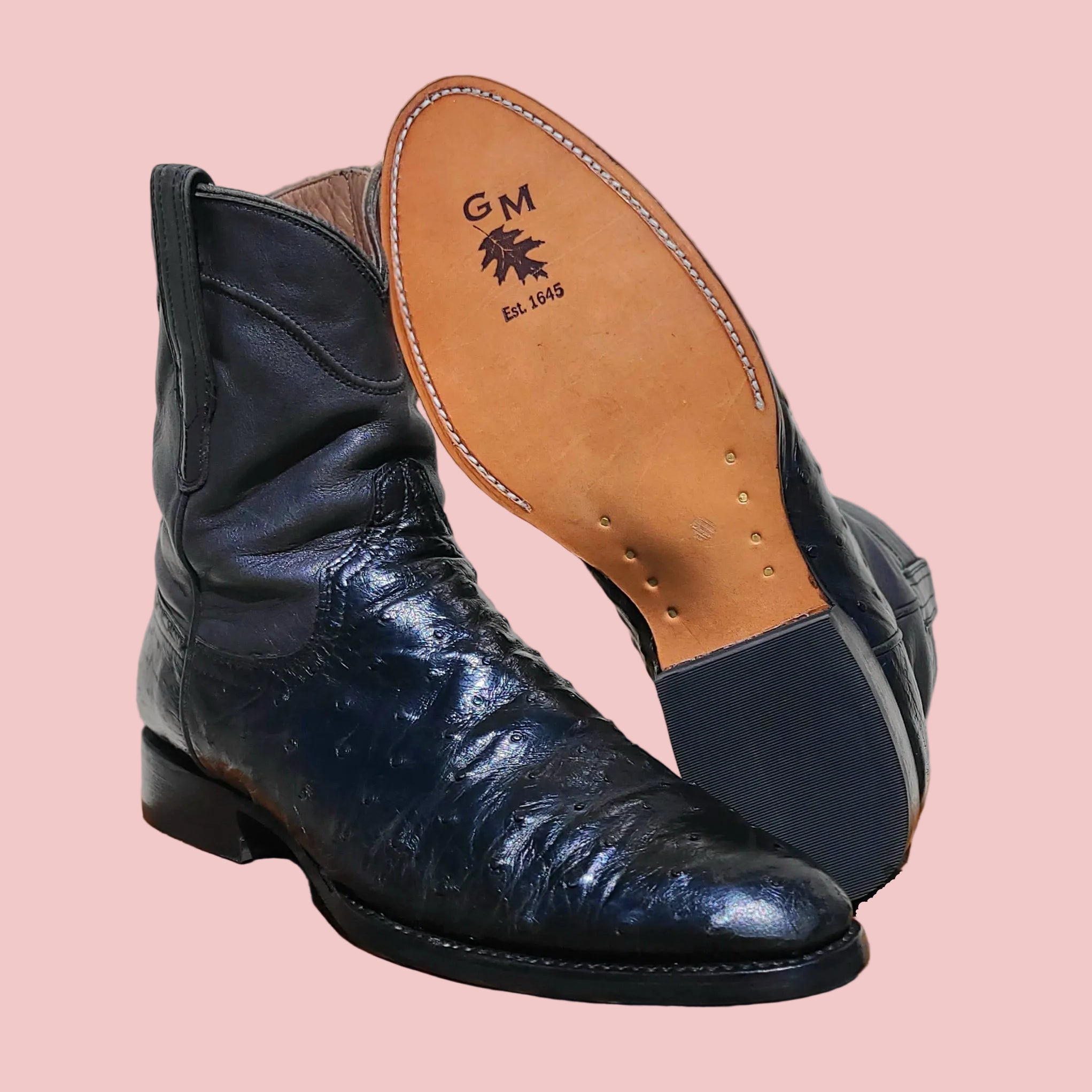 Cowboy Boot Leather Sole & Heel