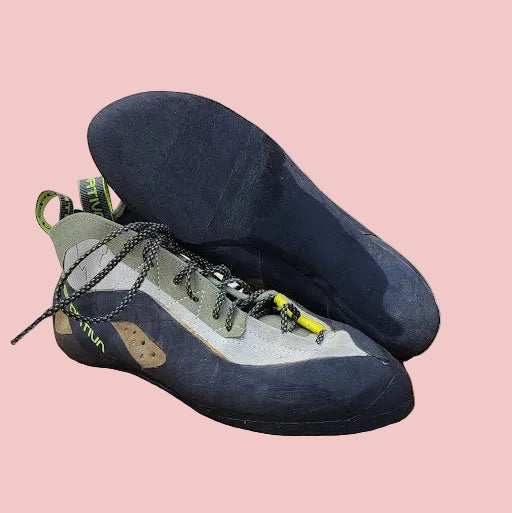 la sportiva rock climbing shoes tc pros resoled by cobbler