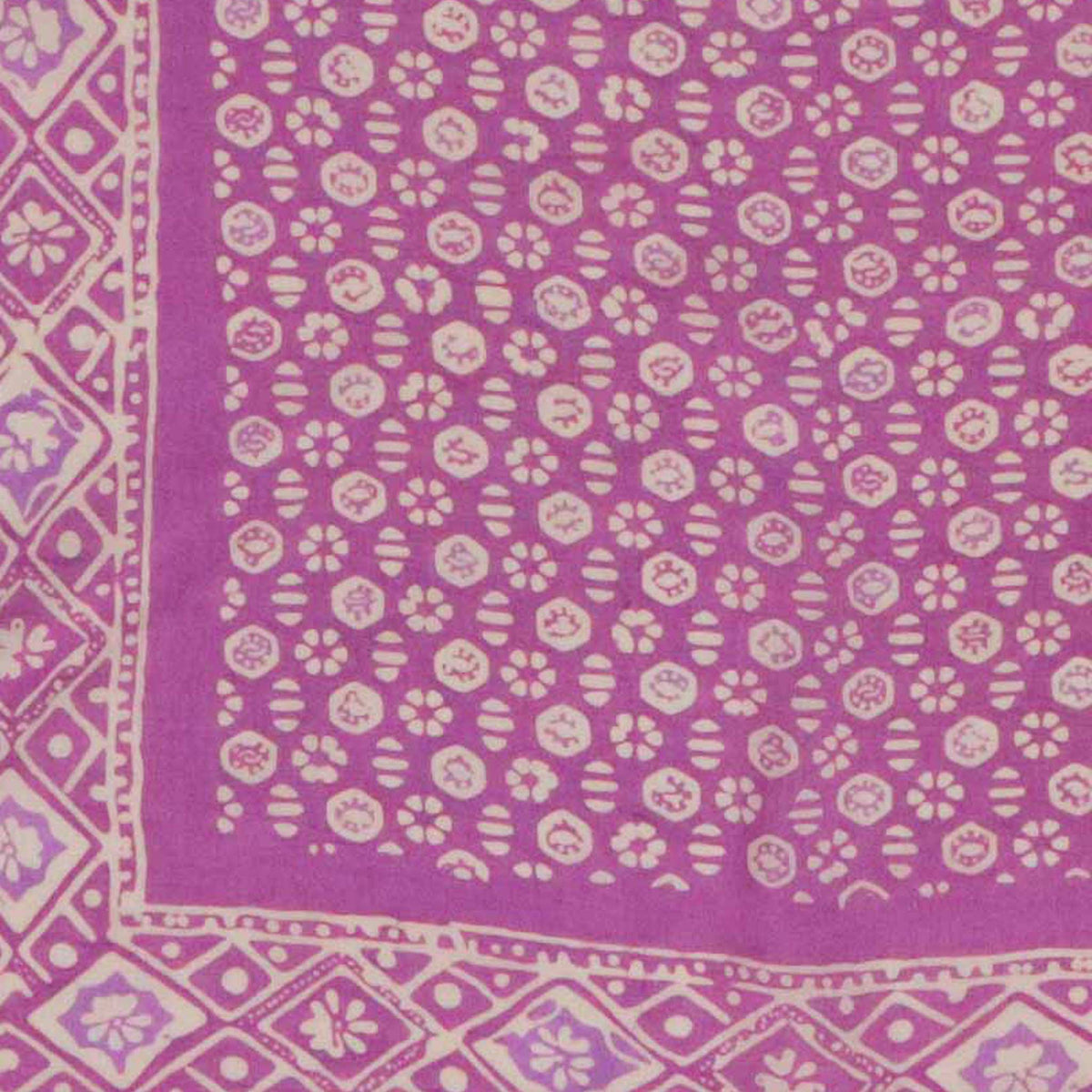 Hand Dyed Batik Bandana, 100% Soft Cotton, Timeless Trace, Purple Flower, Lilac, Lavender, Pink, Graduate's Gift