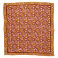 Large 39" Hand Dyed Batik Bandana, 100% Soft Cotton, Dusky fern