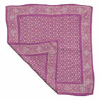 Hand Dyed Batik Bandana, 100% Soft Cotton, Timeless Trace, Purple Flower, Lilac, Lavender, Pink, Graduate's Gift