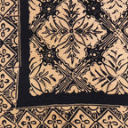 Hand Dyed Batik Bandana, 100% Soft Cotton, Harvest, Brown Black