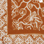 Hand Dyed Batik Bandana, 100% Soft Cotton, Sunrise, Orange, Mustard Yellow