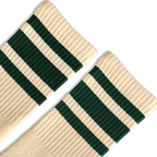 SOCCO Naturals | Dark Green Striped